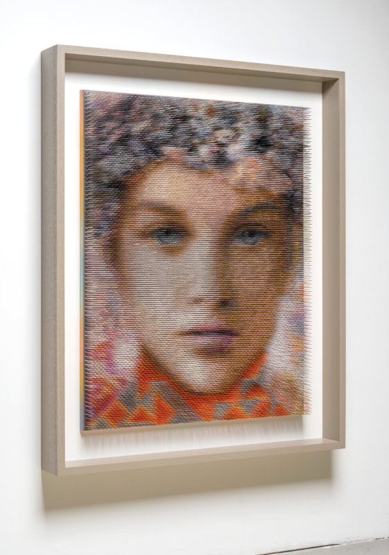 Maxim Wakultschik Emerging from the Flow 100 x 80 x 9 cm 2026 grauer Rahmen