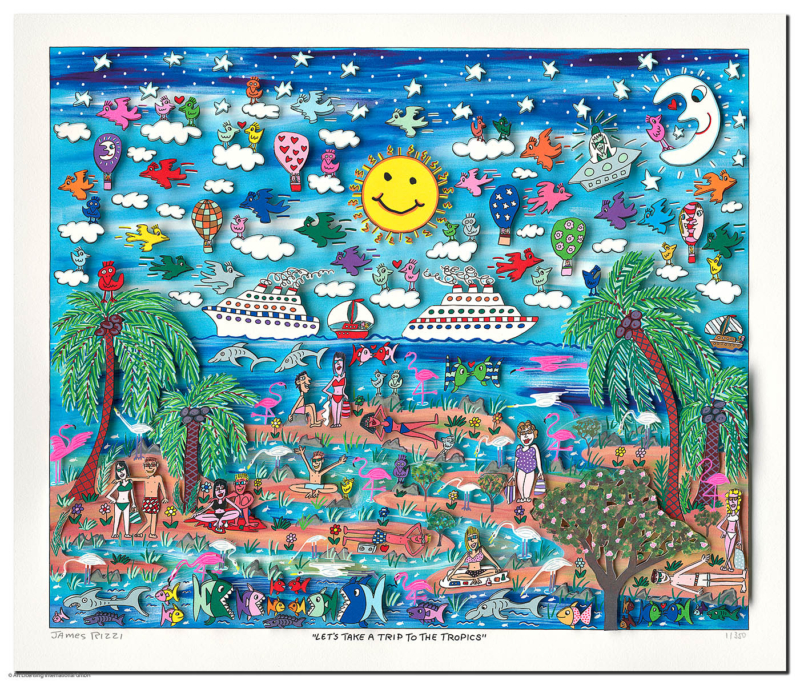 james rizzi - let's take a trip to the tropics