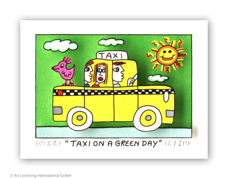 james rizzi - taxi on a green day